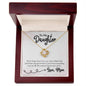 To My Daughter - Love Knot Necklace