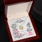 To My Daughter - Love Knot Necklace