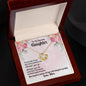 To My Daughter - Love Knot Necklace