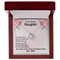 To My Daughter - Love Knot Necklace