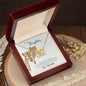 To My Daughter - Interlocking Heart Necklace